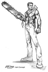 With shotgun in one hand and a very agile chainsaw as the other, Ash is an extremely well adjusted f